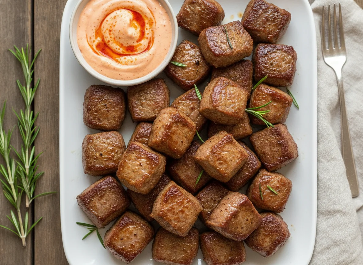 Steak Bites with Dipping Sauce photo