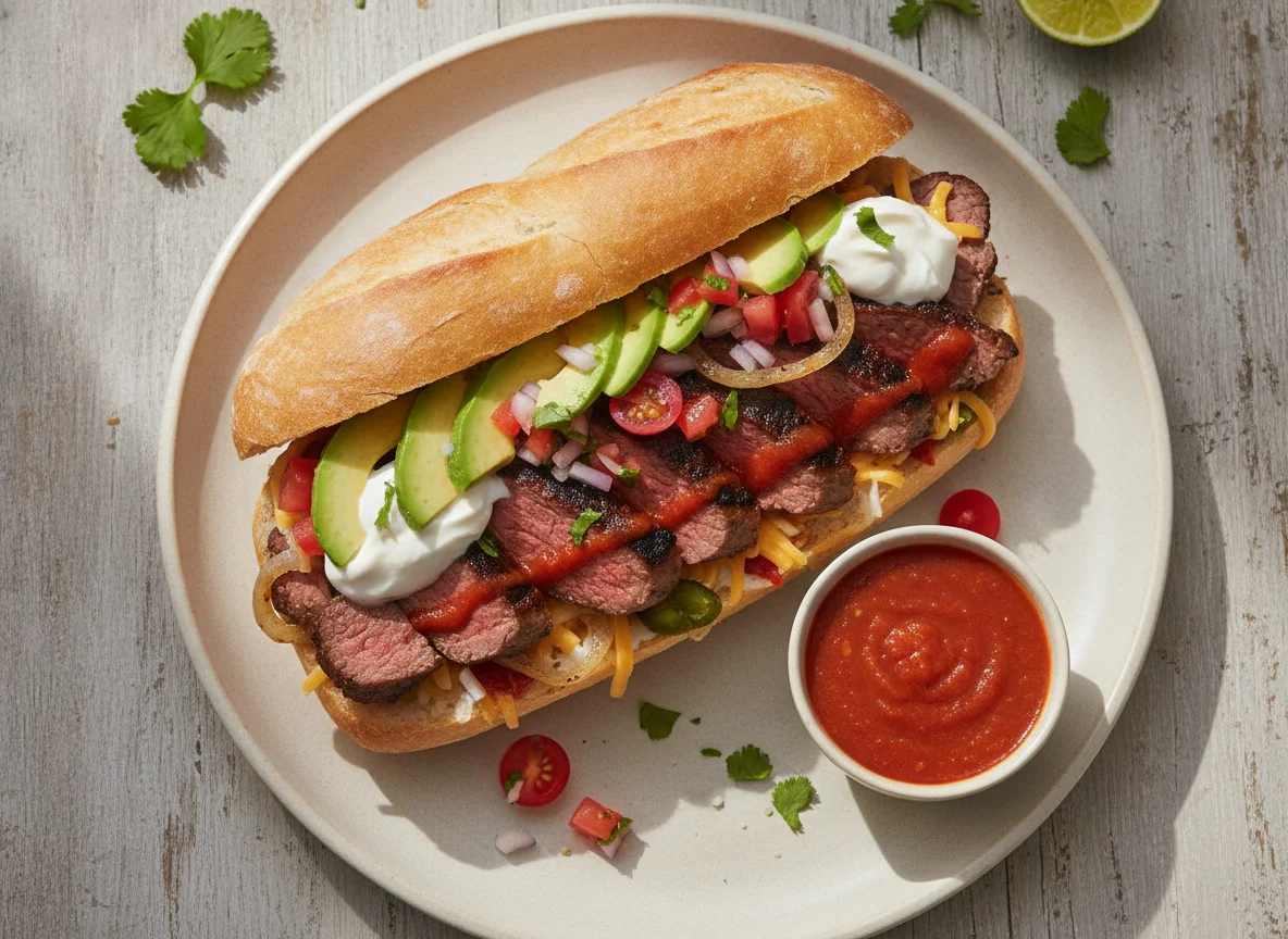 Steak Bolillo Torta photo
