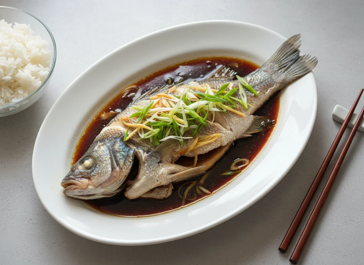 Steamed Fish with Sauce photo