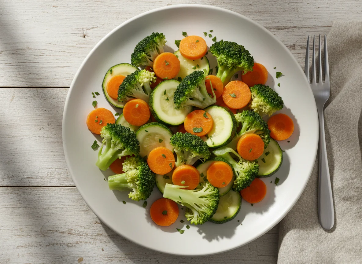 Steamed Mixed Vegetables photo
