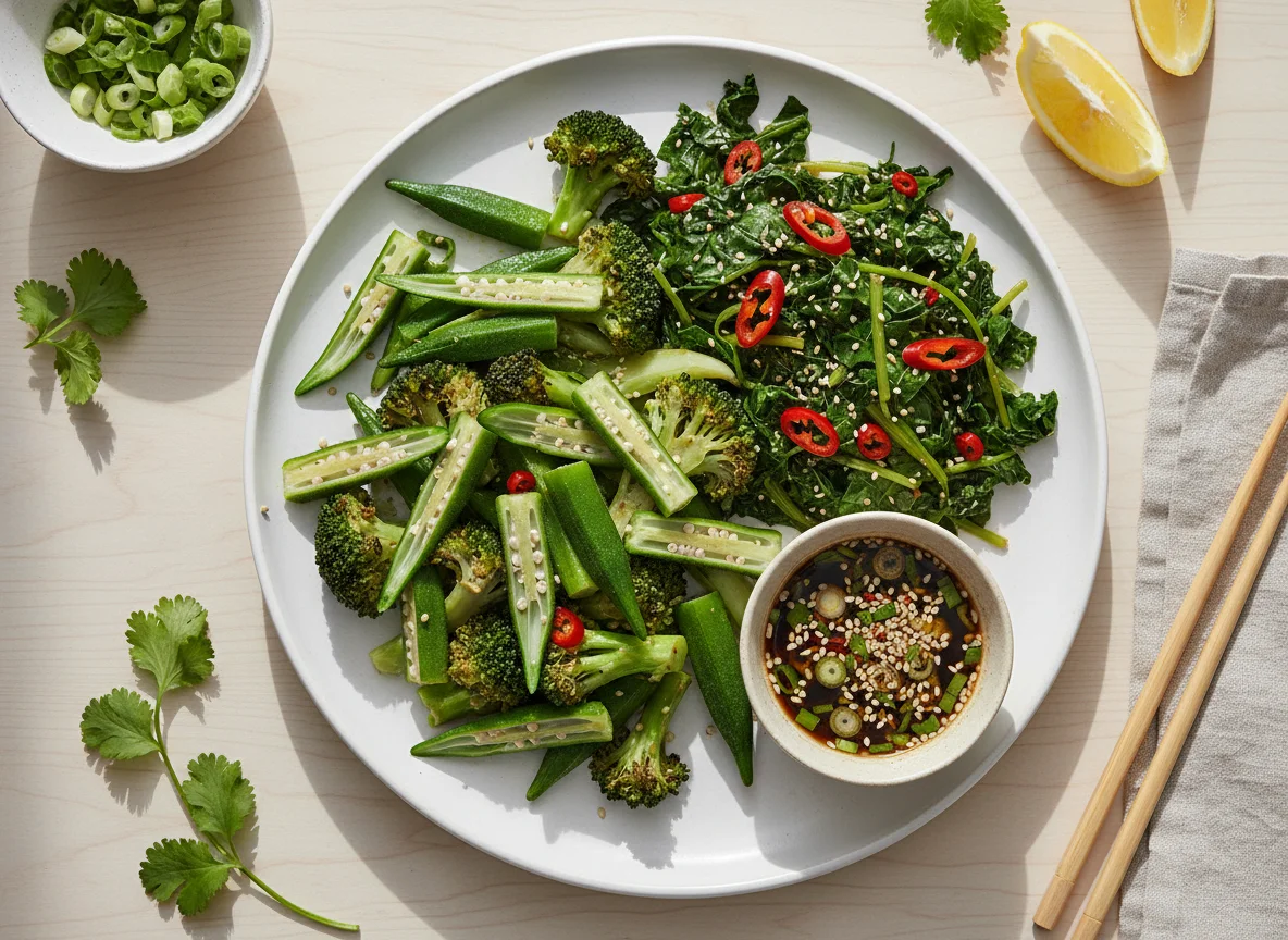 Steamed Vegetables Platter photo