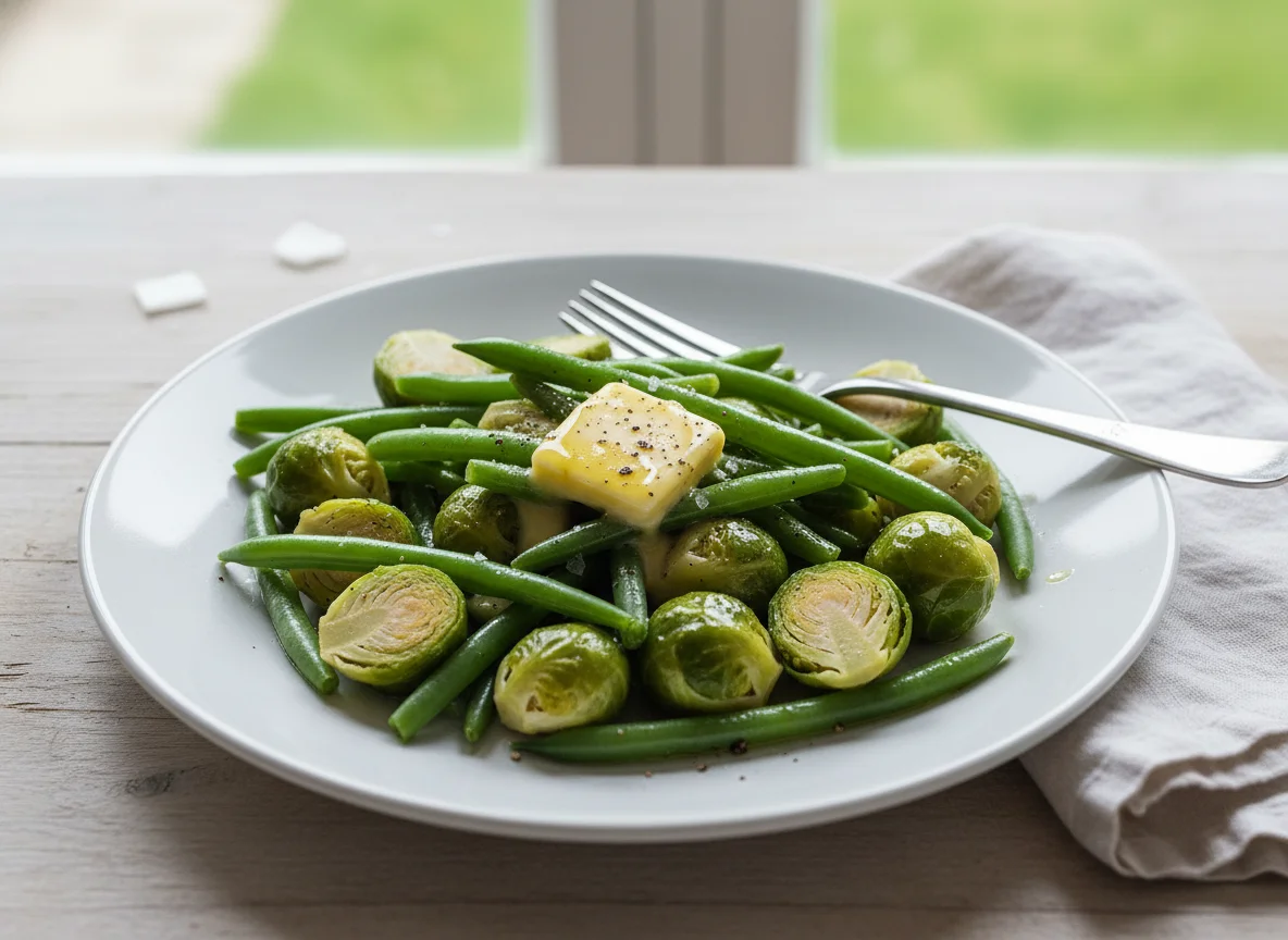 Steamed Vegetables with Butter photo