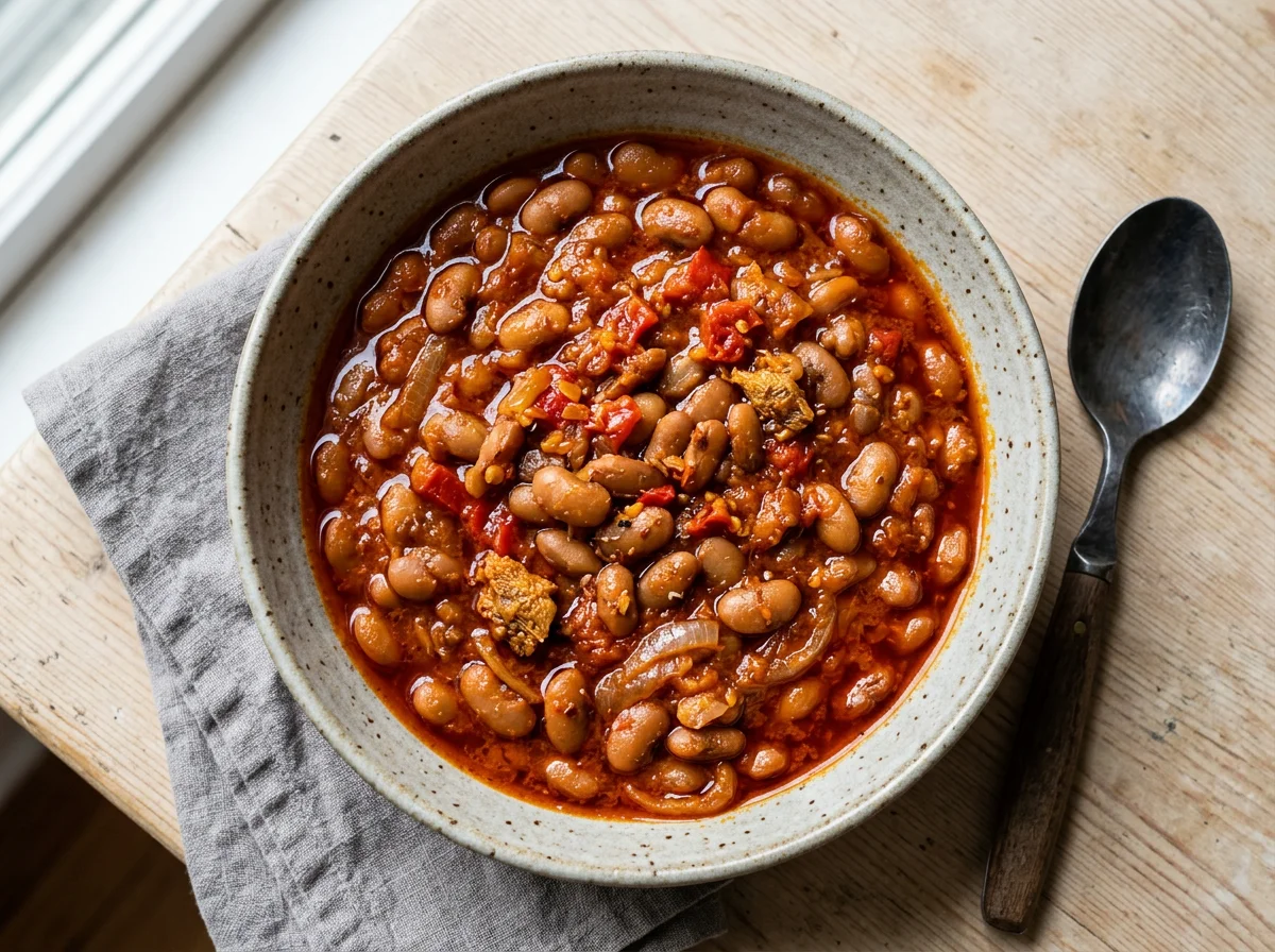 Stewed Beans (Ewa Riro) photo