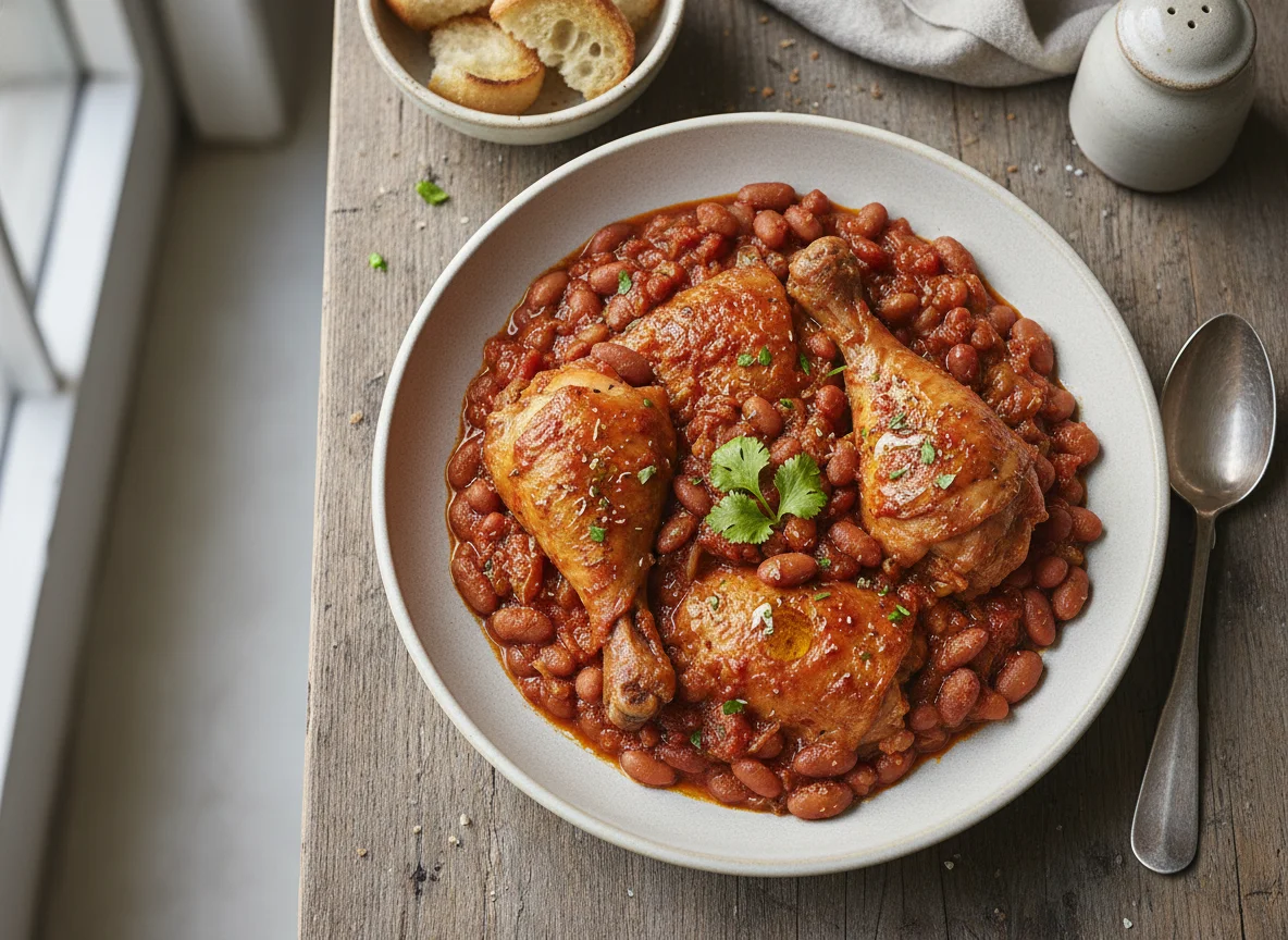 Stewed Meat with Beans photo