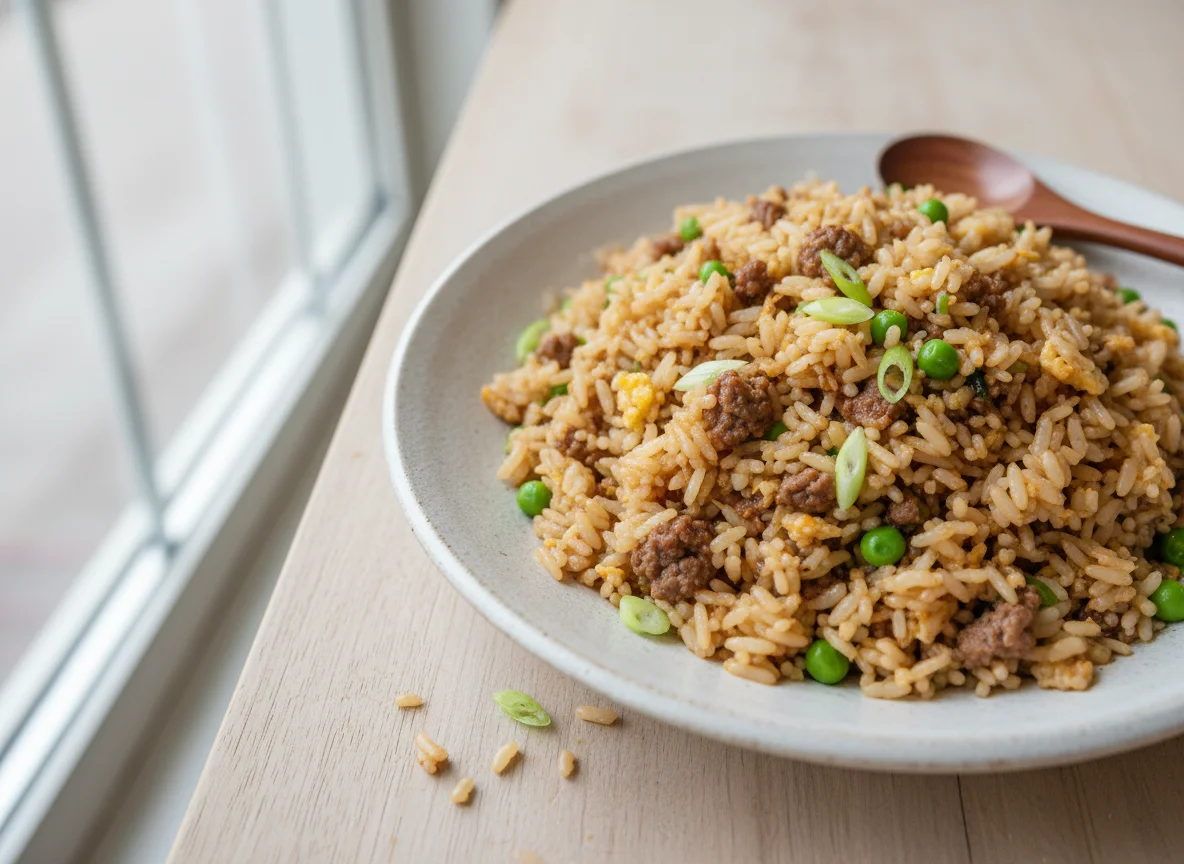 Stir-fried Beef Fried Rice photo