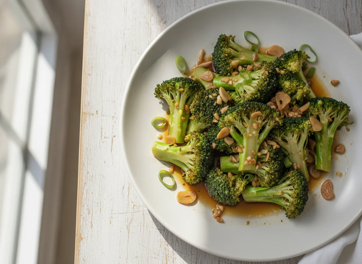 Stir-fried Broccoli with Garlic photo