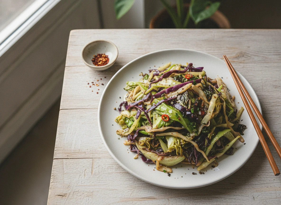 Stir-fried Cabbage photo