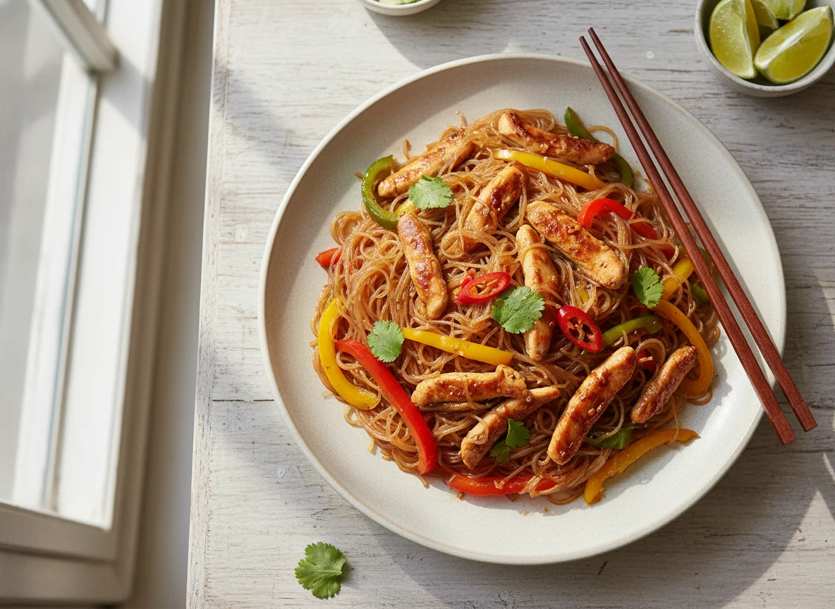 Stir-fried Chicken with Vermicelli photo
