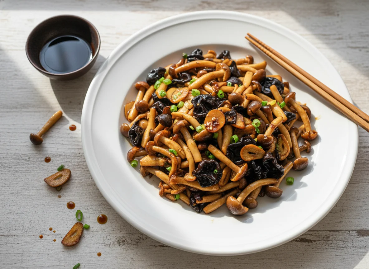 Stir-fried Mushrooms photo