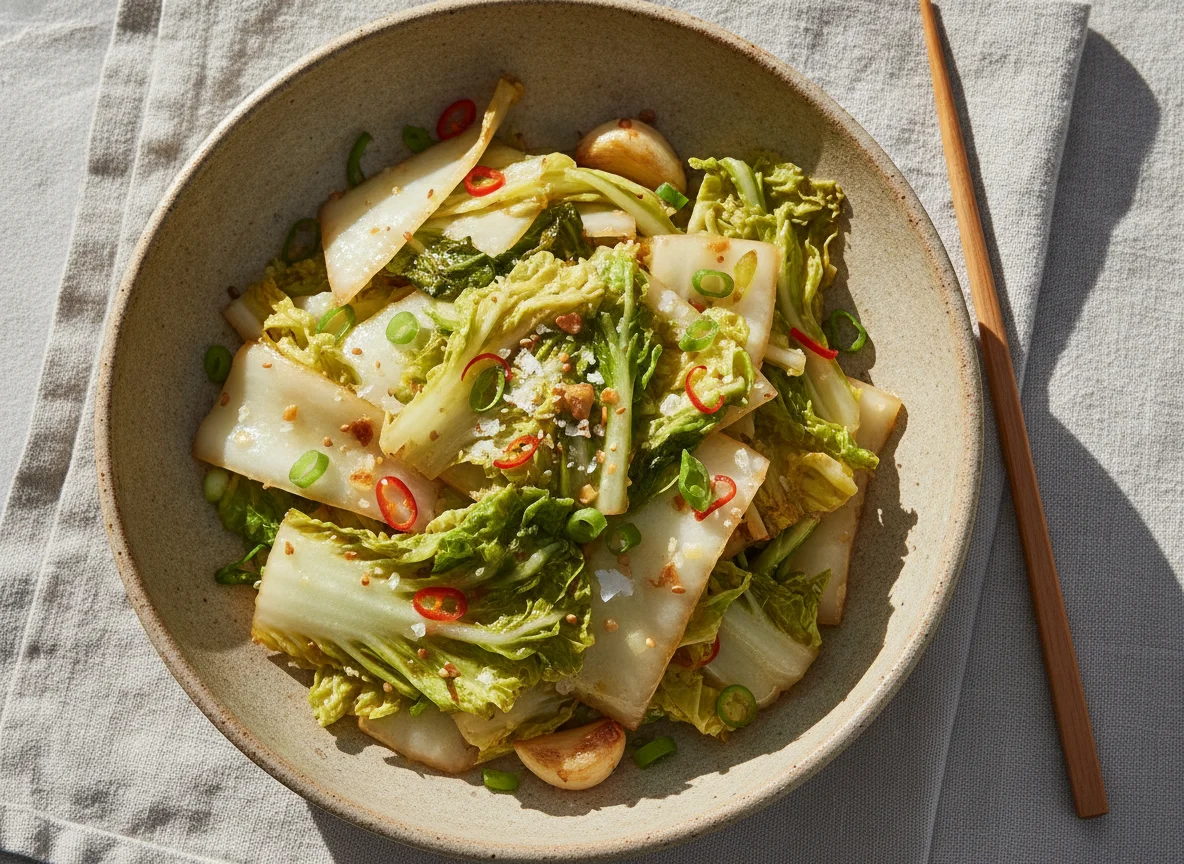 Stir-fried Napa Cabbage photo
