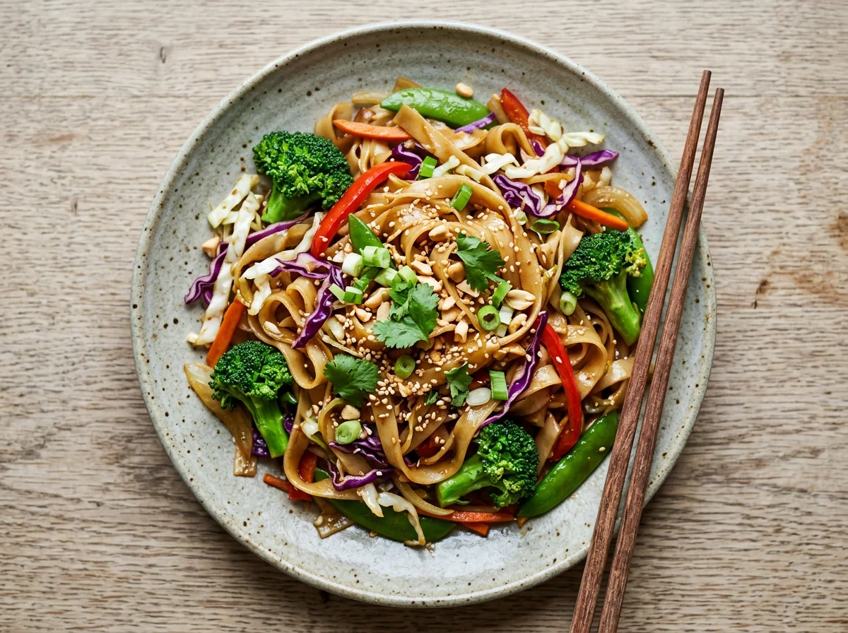 Stir-fried Noodles with Vegetables photo