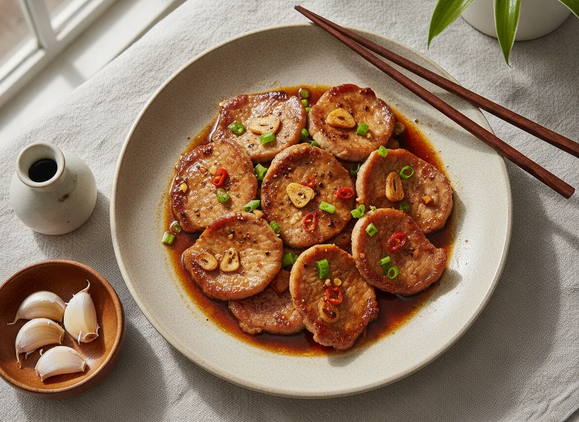Stir-fried Pork Slices photo