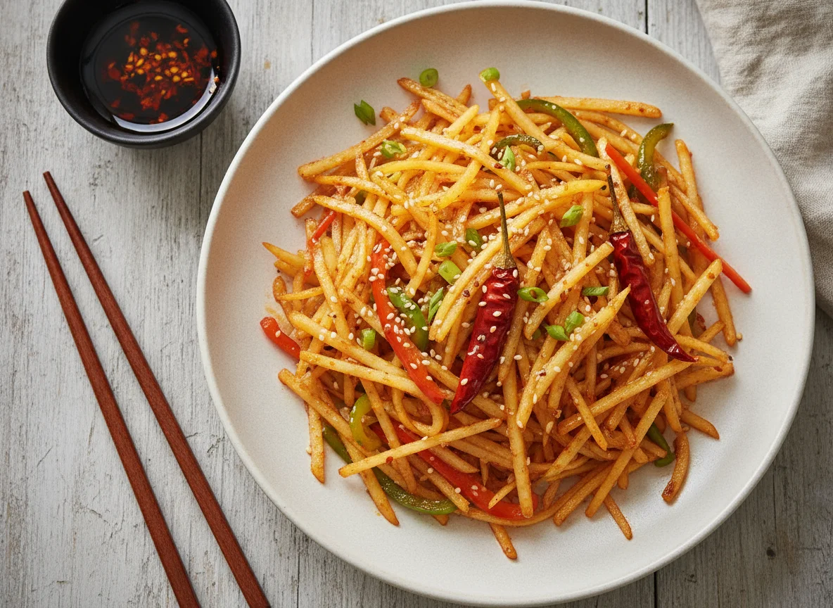 Stir-fried Shredded Potatoes photo