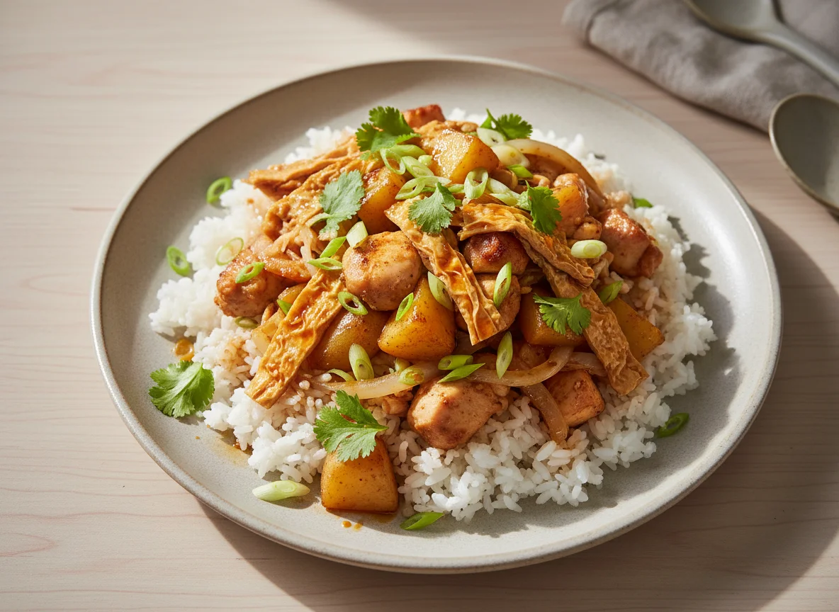 Stir-fry with Rice photo