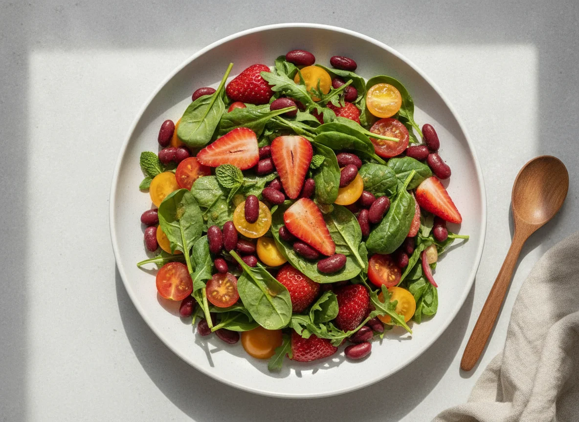 Strawberry and Kidney Bean Salad photo