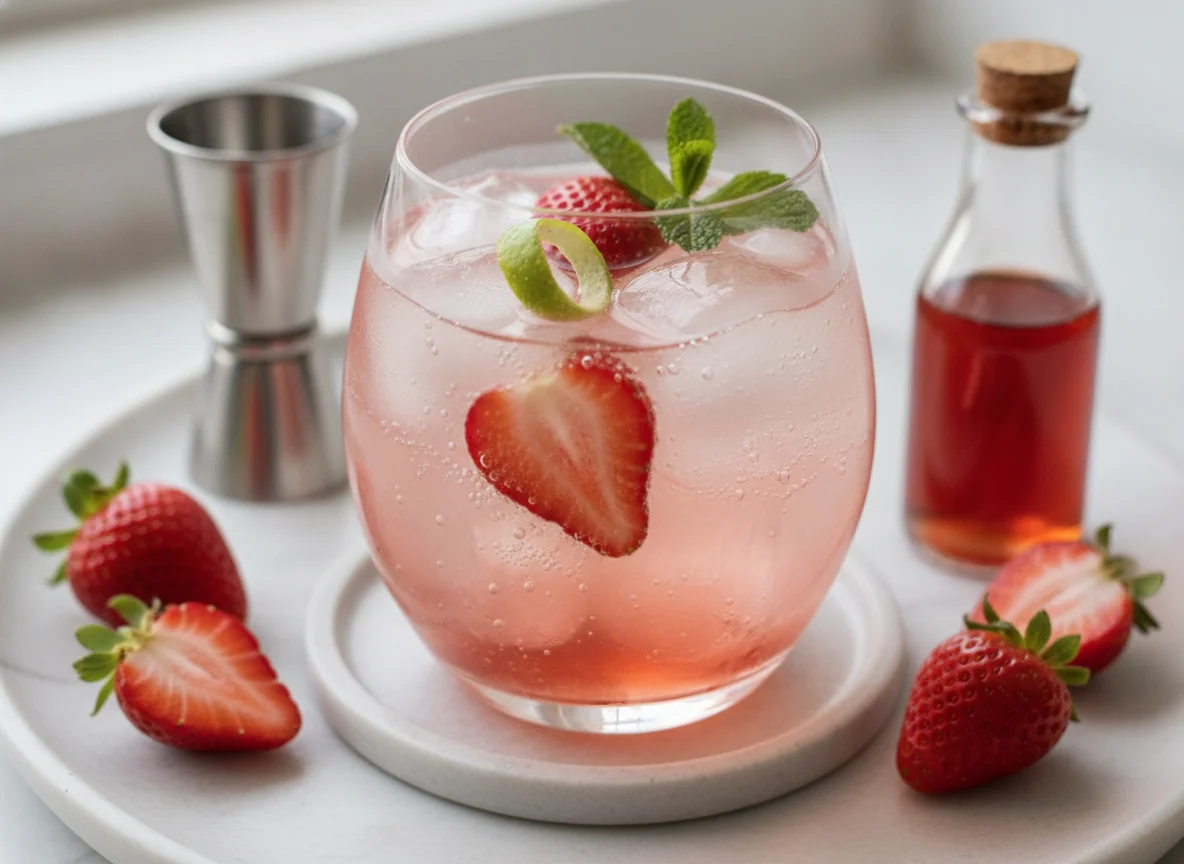 Strawberry Gin Tonic photo