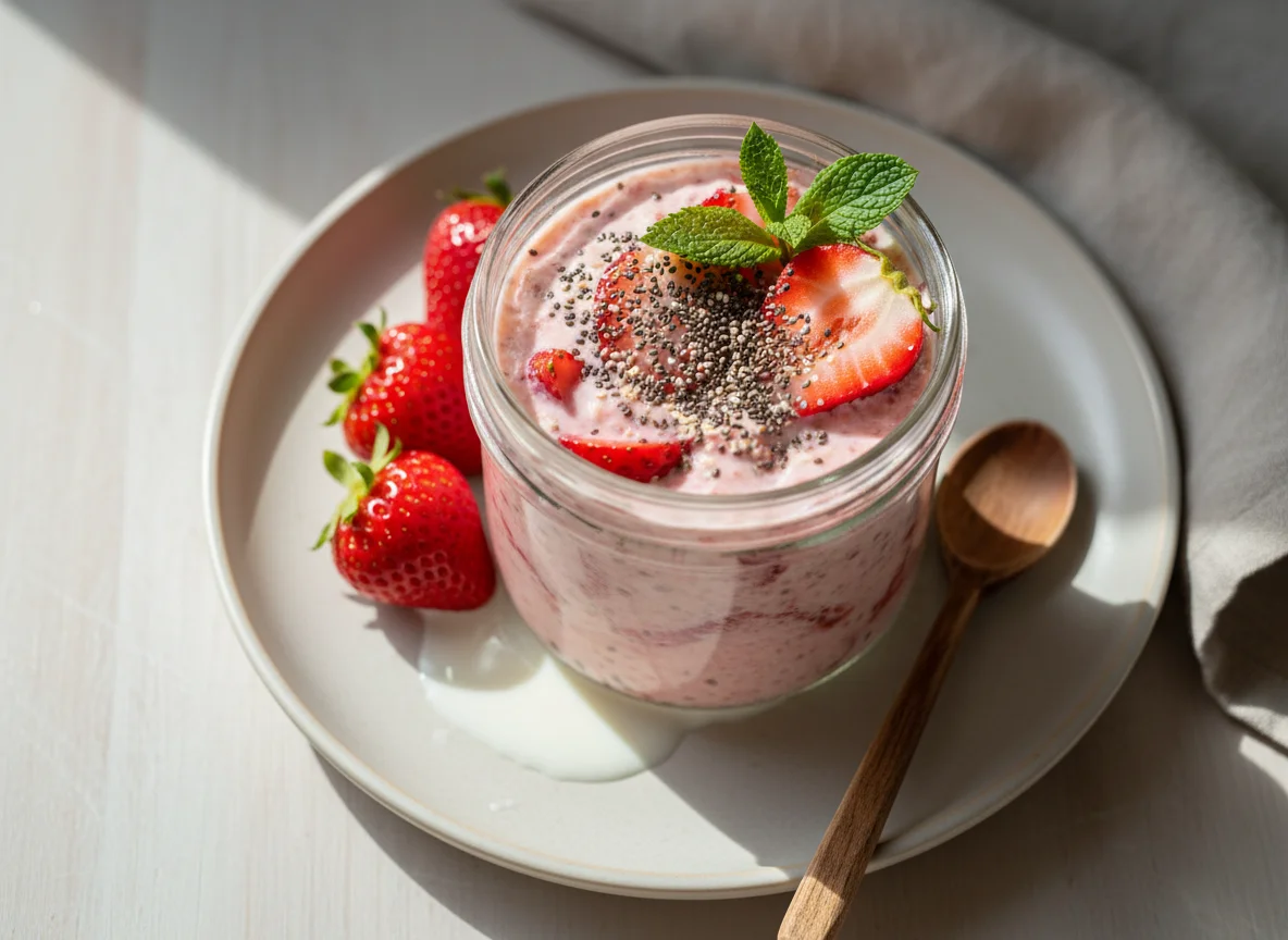 Strawberry Overnight Oats photo