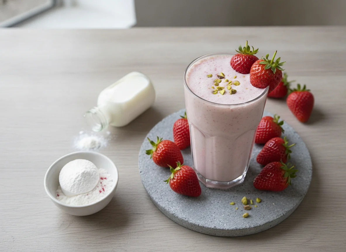 Strawberry Protein Shake photo