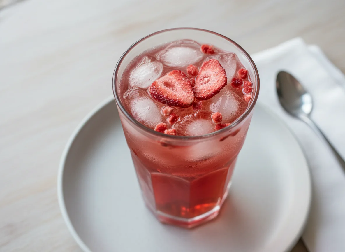 Strawberry Refresher with Ice photo