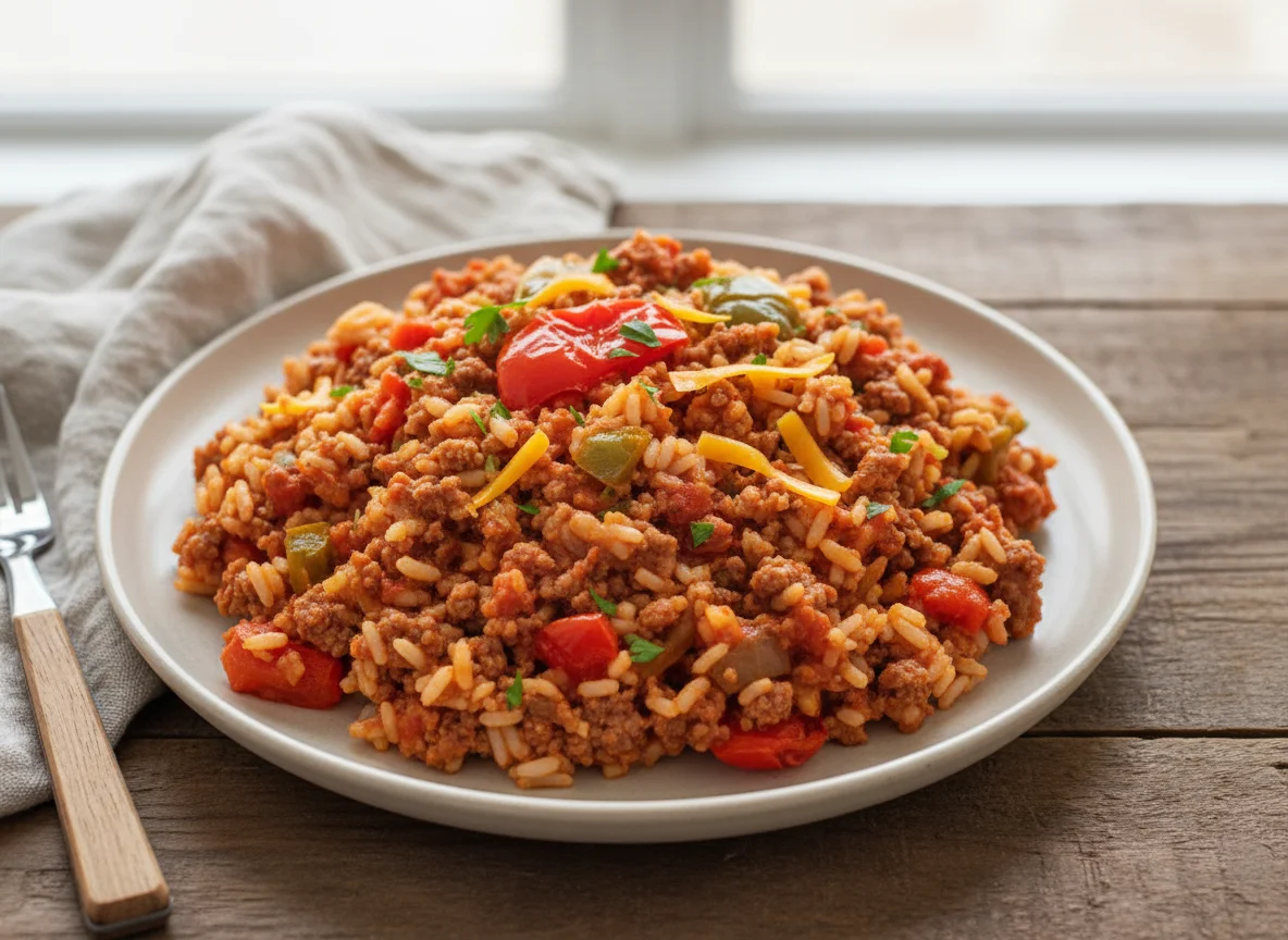 Stuffed Bell Pepper Filling photo