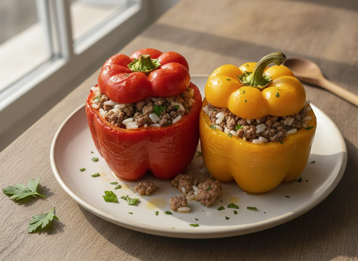 Stuffed Bell Pepper (Punjena Paprika) photo