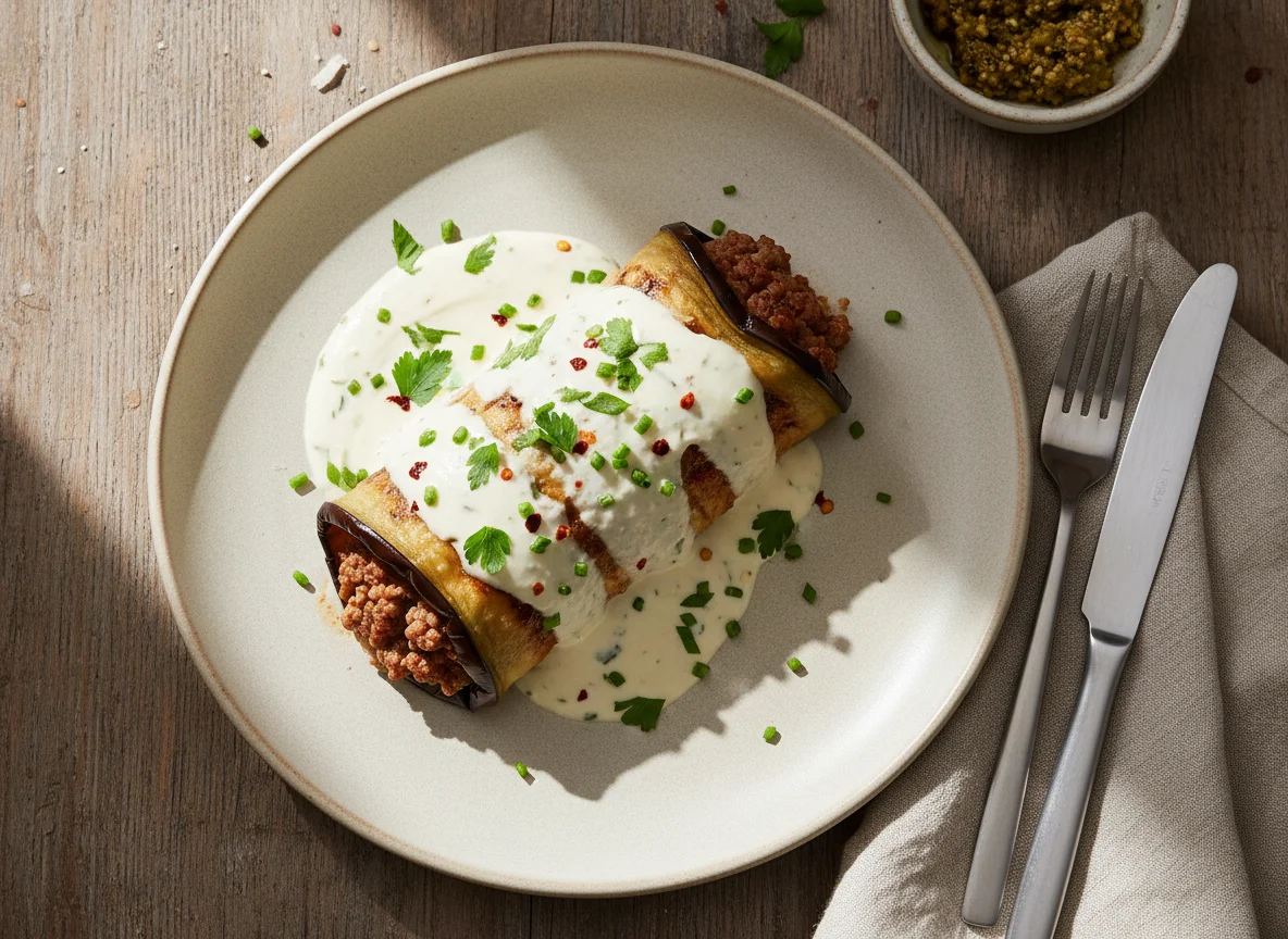 Stuffed Eggplant Roll photo