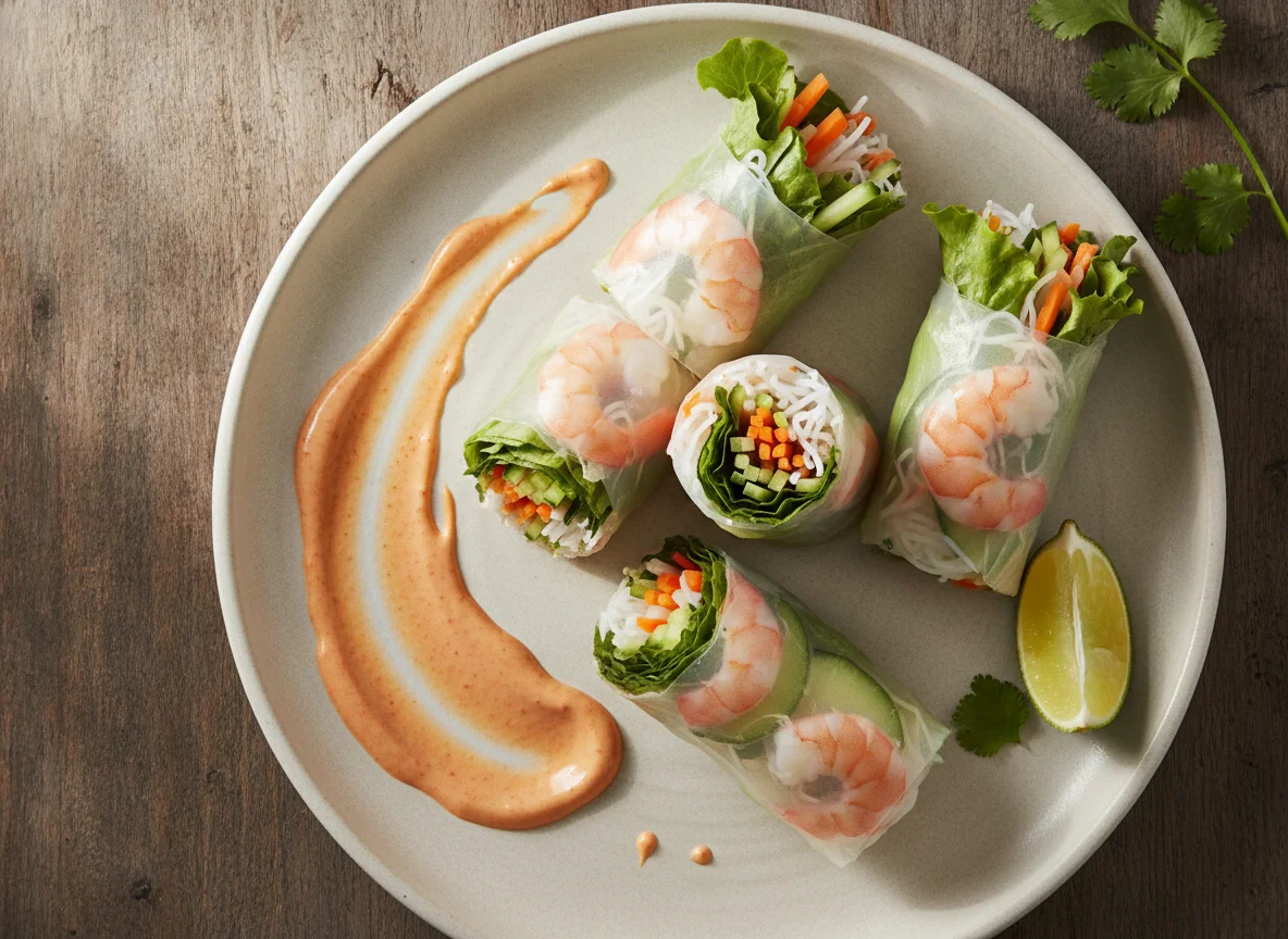 Summer Roll with Spicy Mayo photo