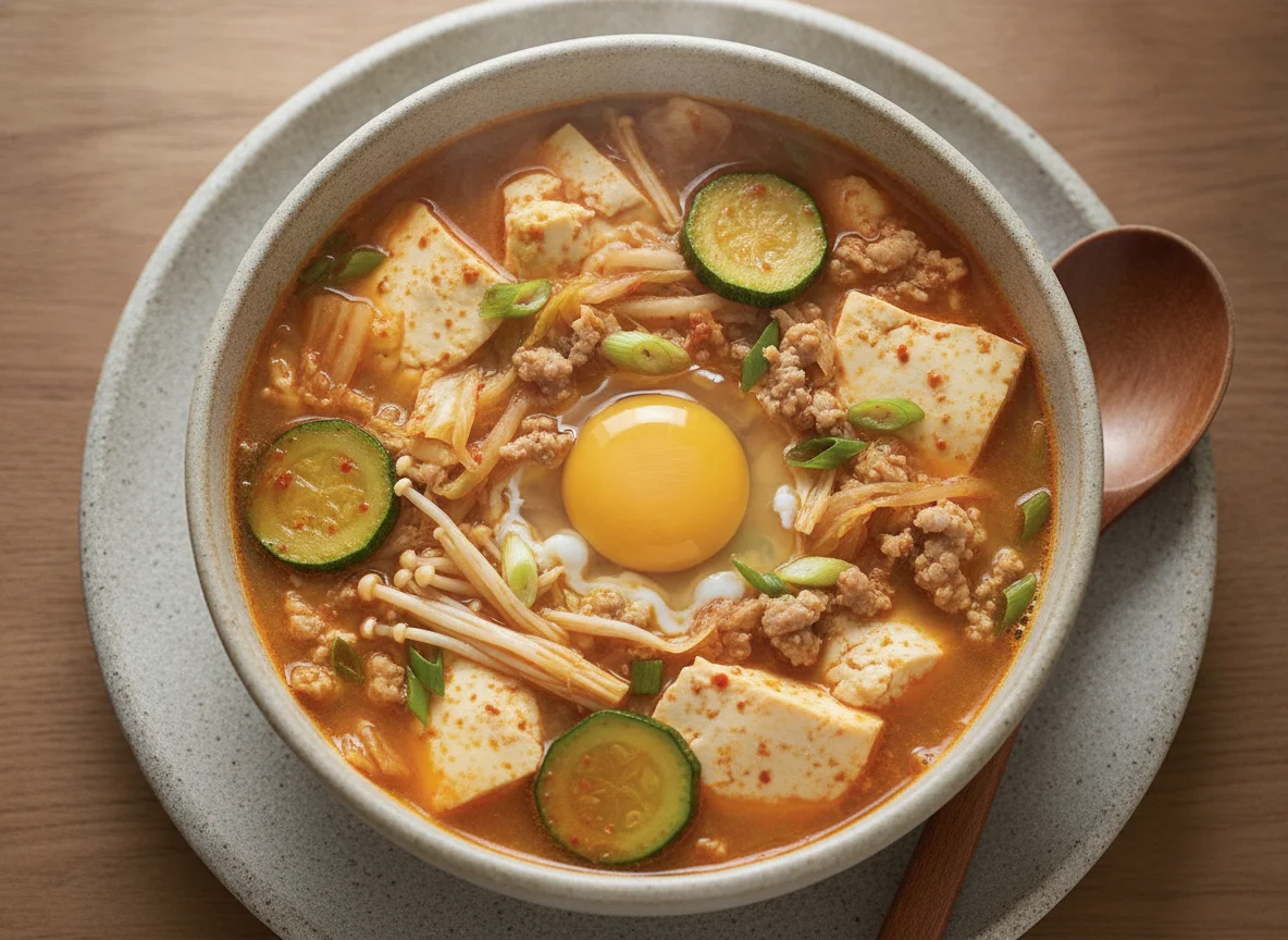 Sundubu-jjigae (Soft Tofu Stew) photo