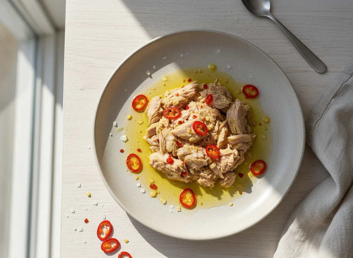 Sunshine Light Tuna in Sunflower Oil with Chilli photo