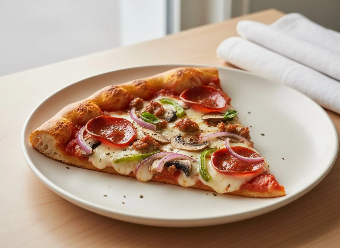 Supreme Pizza Slice photo