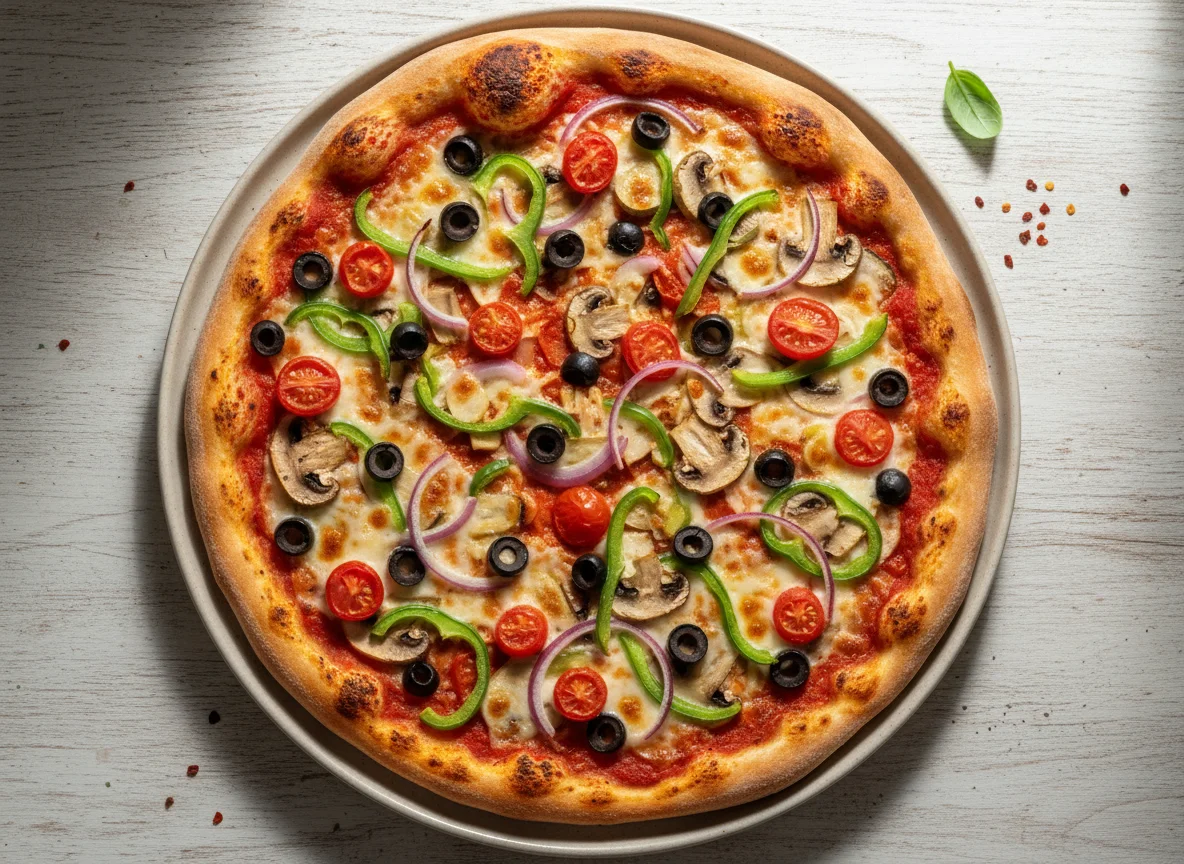 Supreme Vegetable Pizza photo