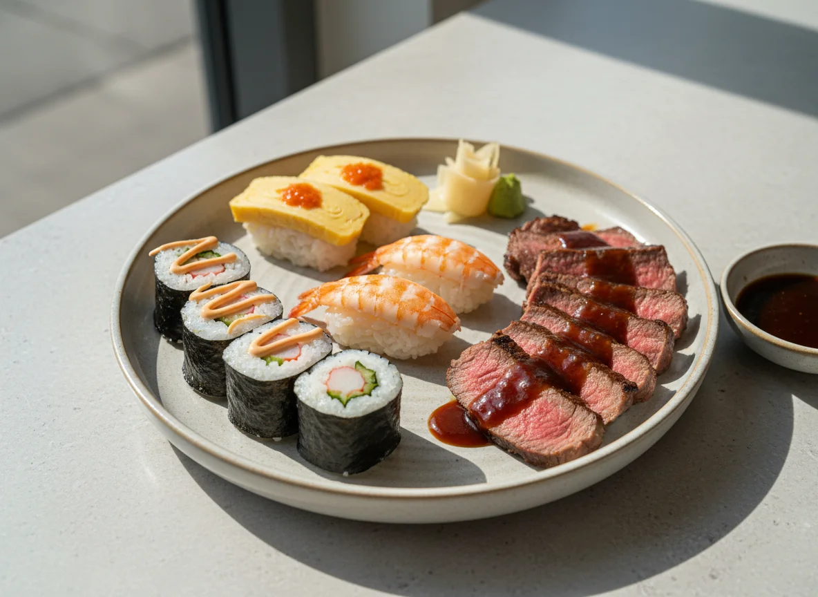 Sushi and Grilled Meat photo