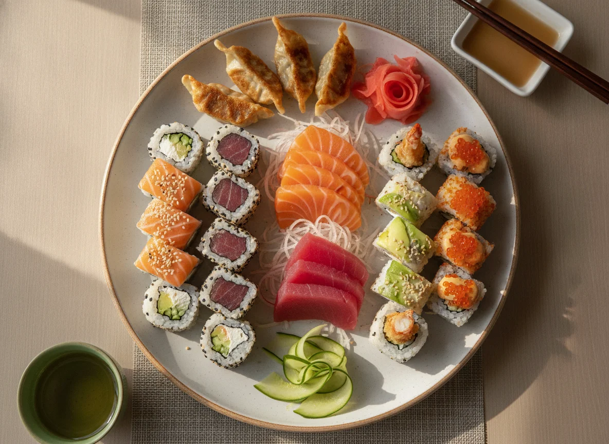 Sushi and Sashimi Platter photo