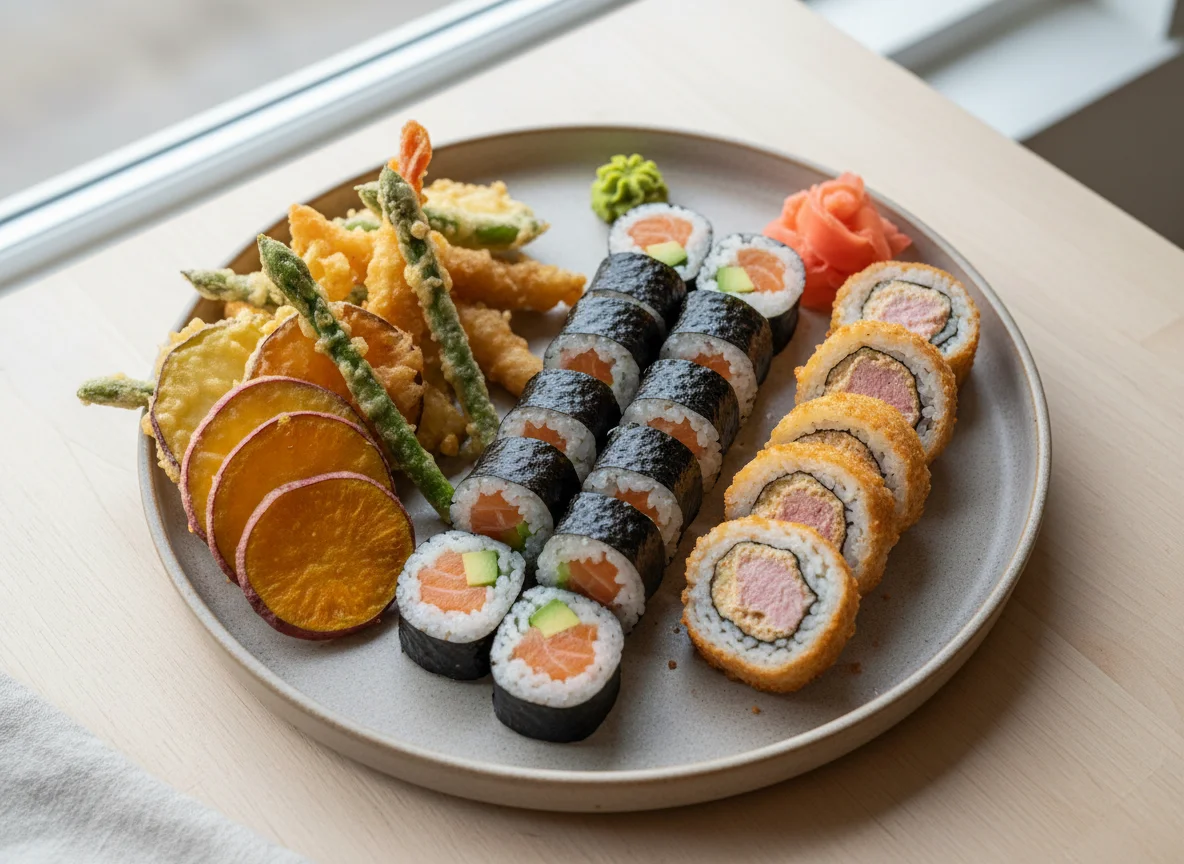 Sushi and Tempura Set photo