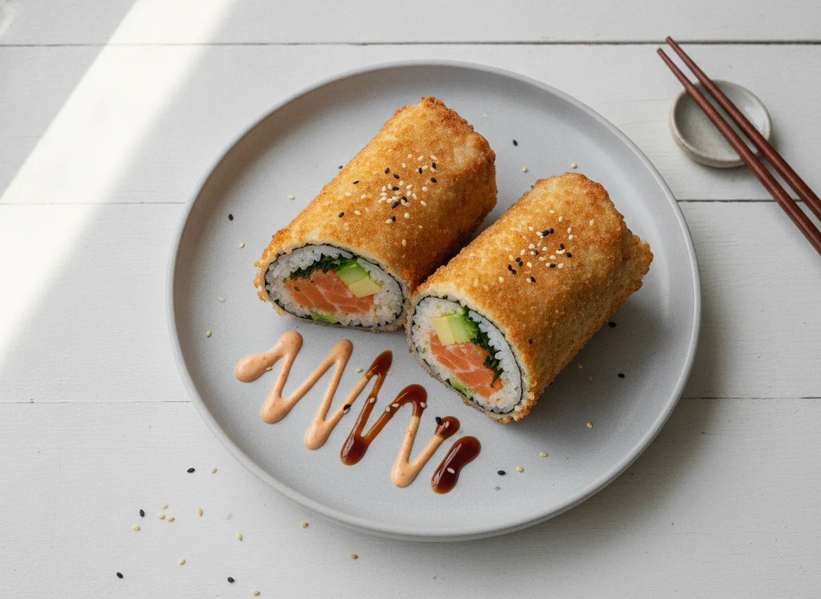 Sushi Burrito in Tempura photo
