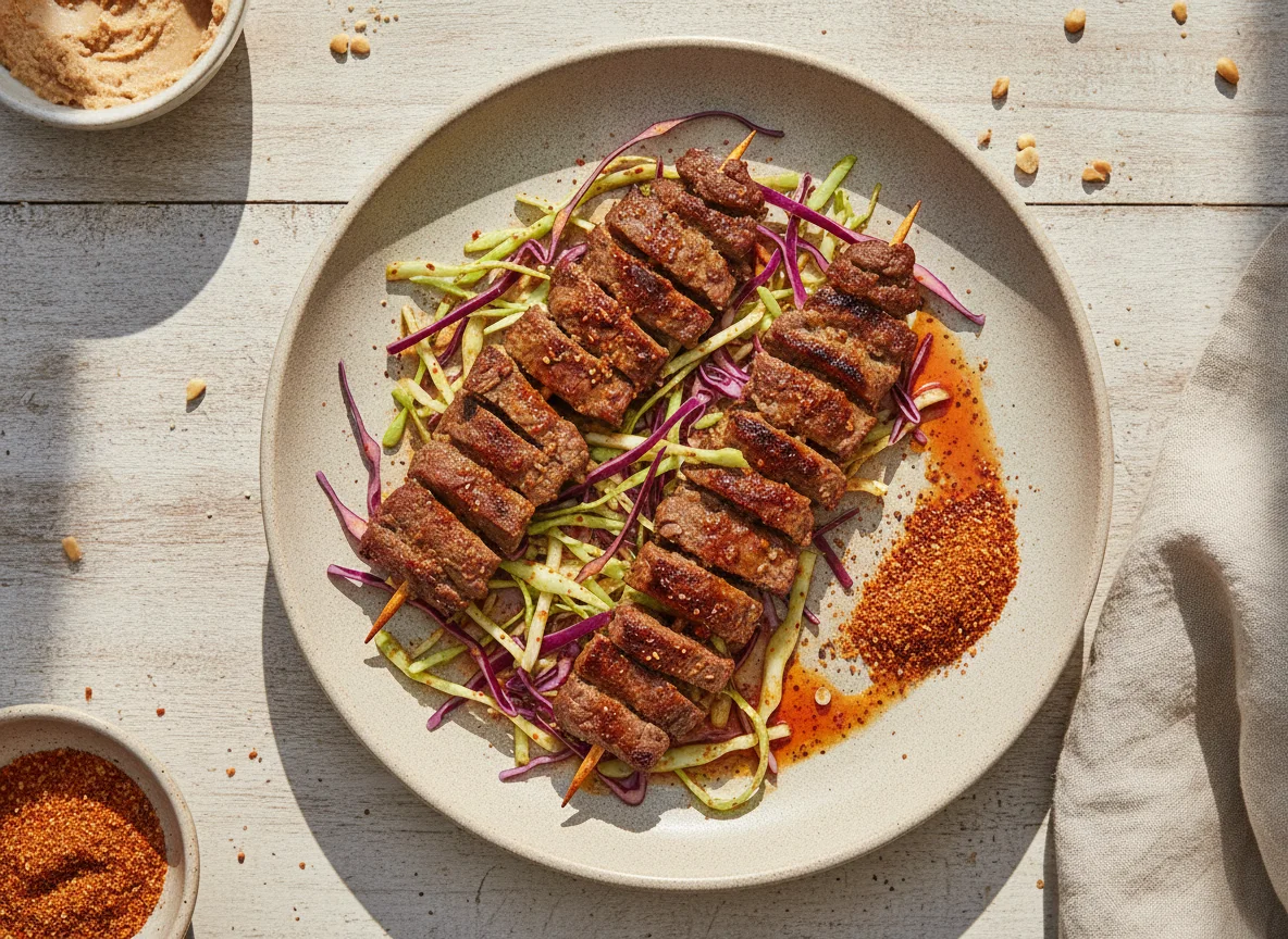 Suya with Cabbage photo