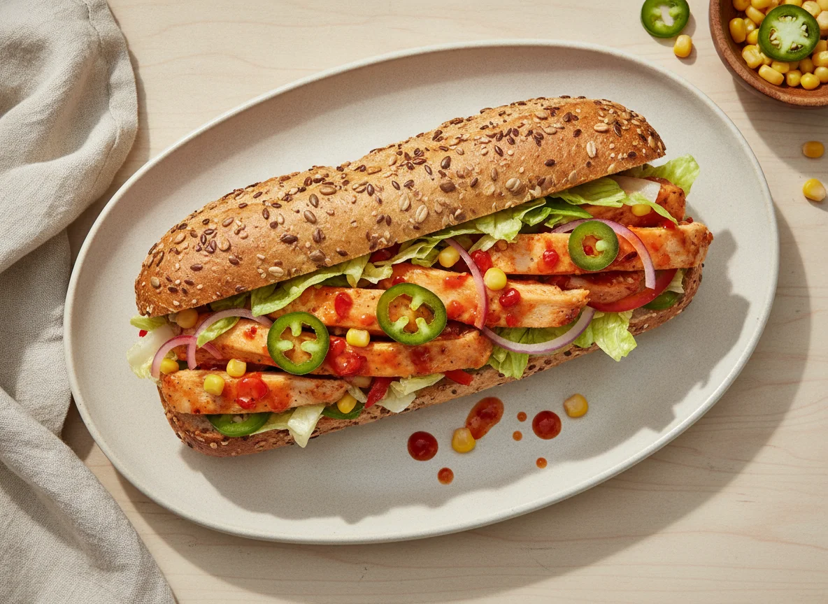 Sweet chilli chicken sub photo