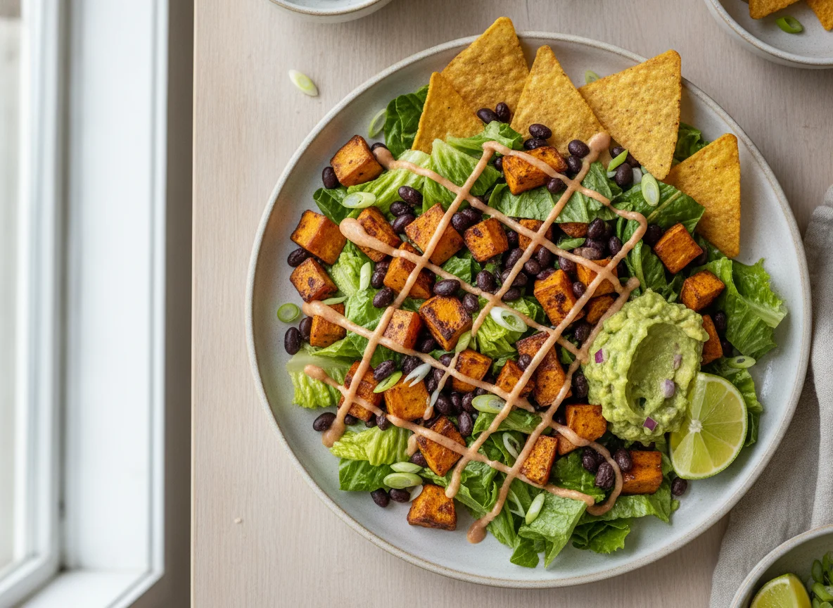 Sweet Potato and Black Bean Taco Salad photo
