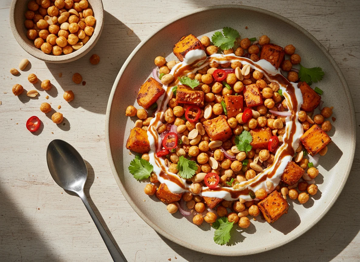 Sweet Potato and Nut Chaat photo