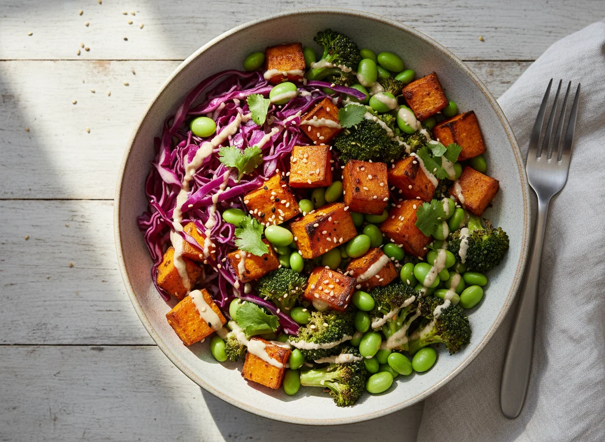 Sweet Potato and Vegetable Bowl photo