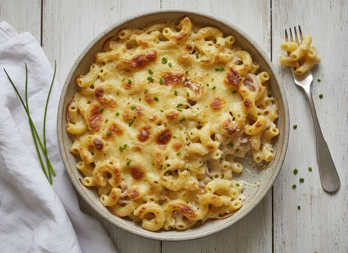 Swiss Macaroni Gratin (Älplermagronen) photo