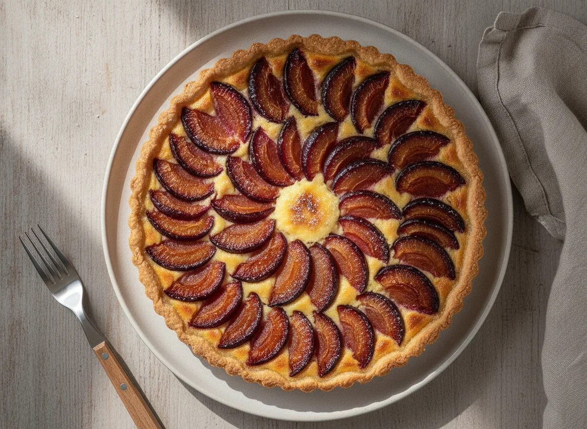 Swiss Plum Tart (Zwetschgenwähe) photo