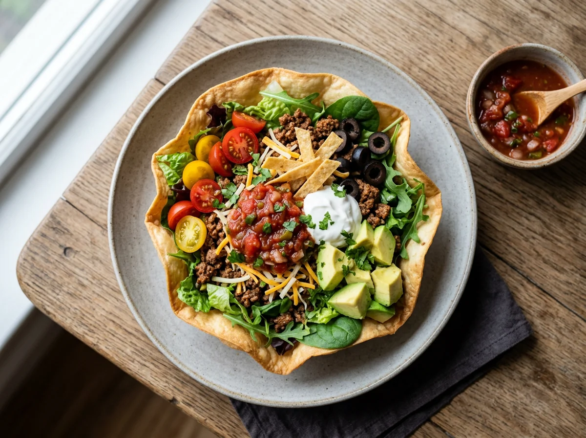 Taco Salad with Salsa photo