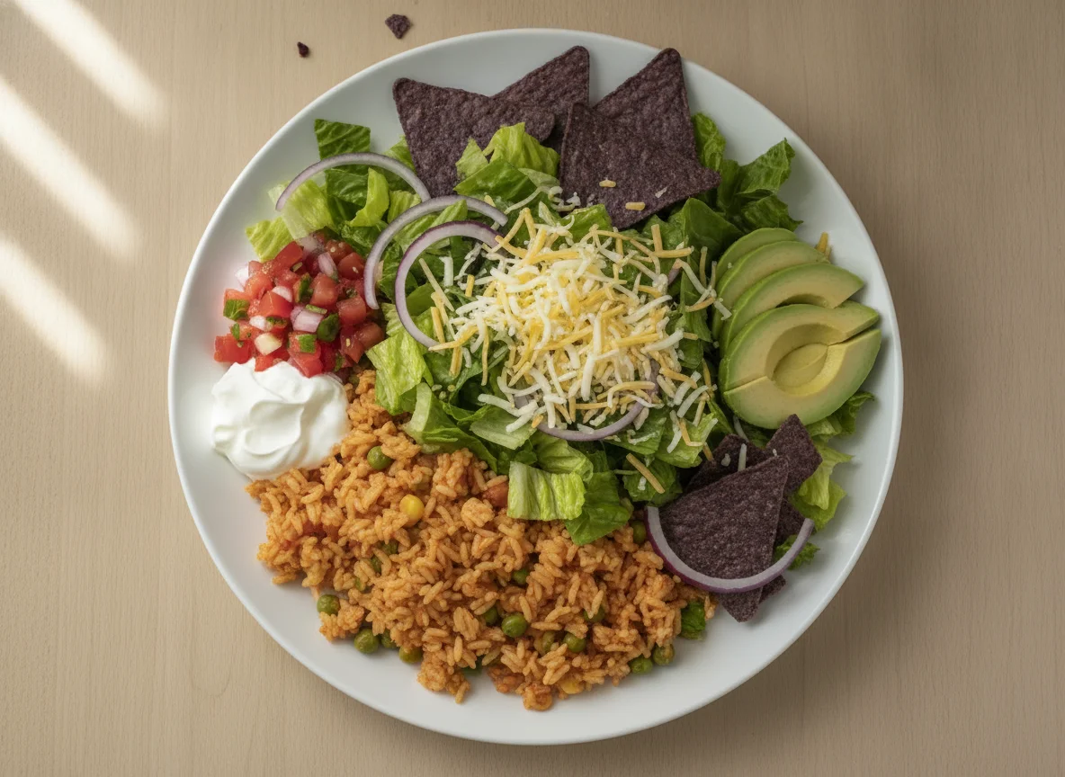 Taco Salad with Spanish Rice photo