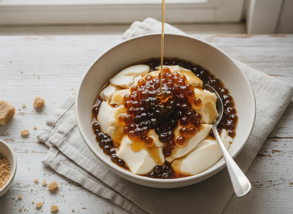 Taho (Silken Tofu with Syrup) photo