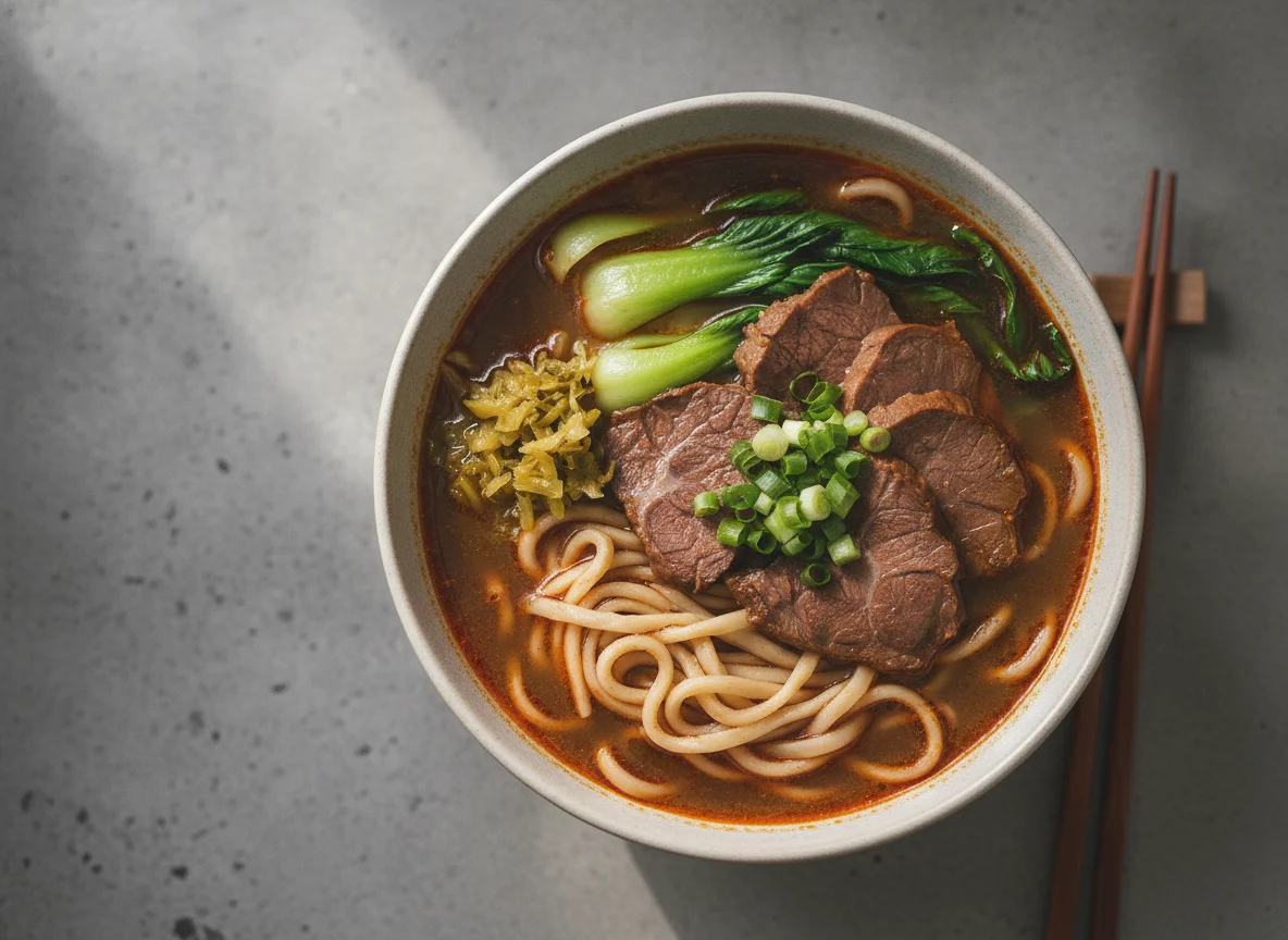 Taiwanese Beef Noodle Soup photo