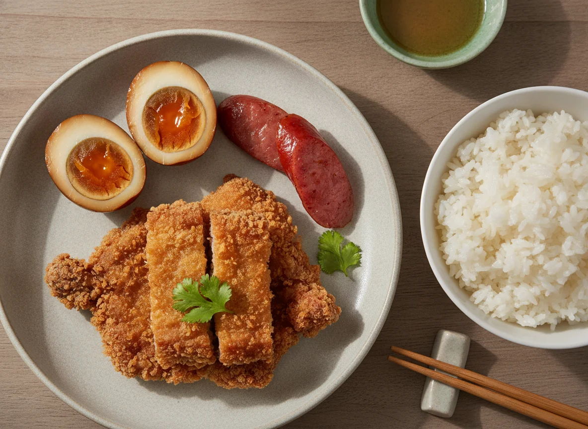 Taiwanese Bento Side Dishes photo