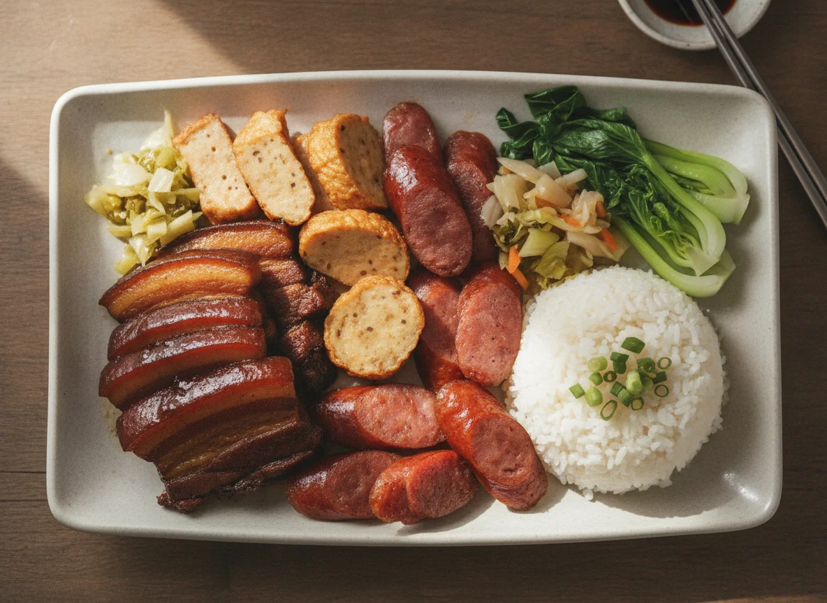 Taiwanese Sausage and Braised Pork photo