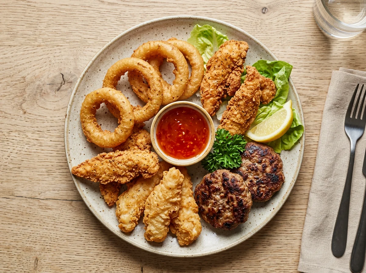 Takeaway Mixed Fried Platter photo