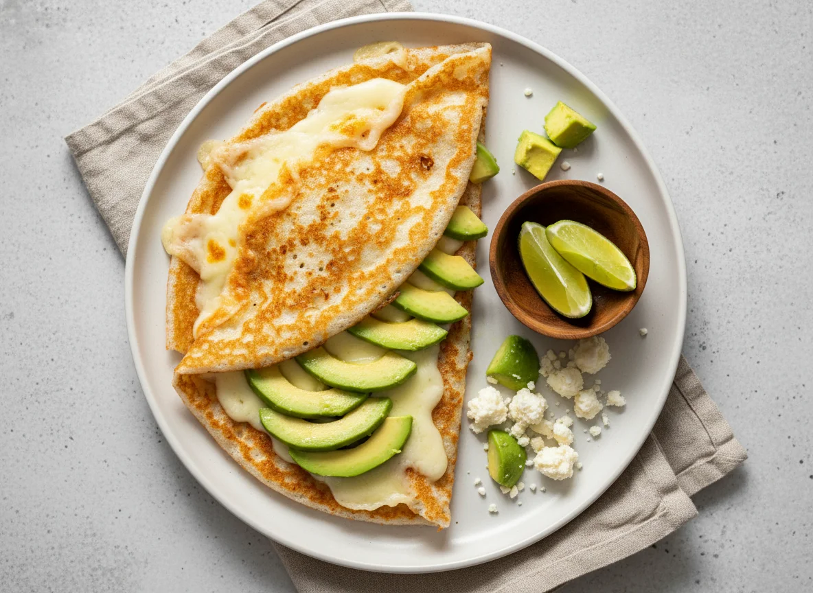 Tapioca with Avocado and Cheese photo